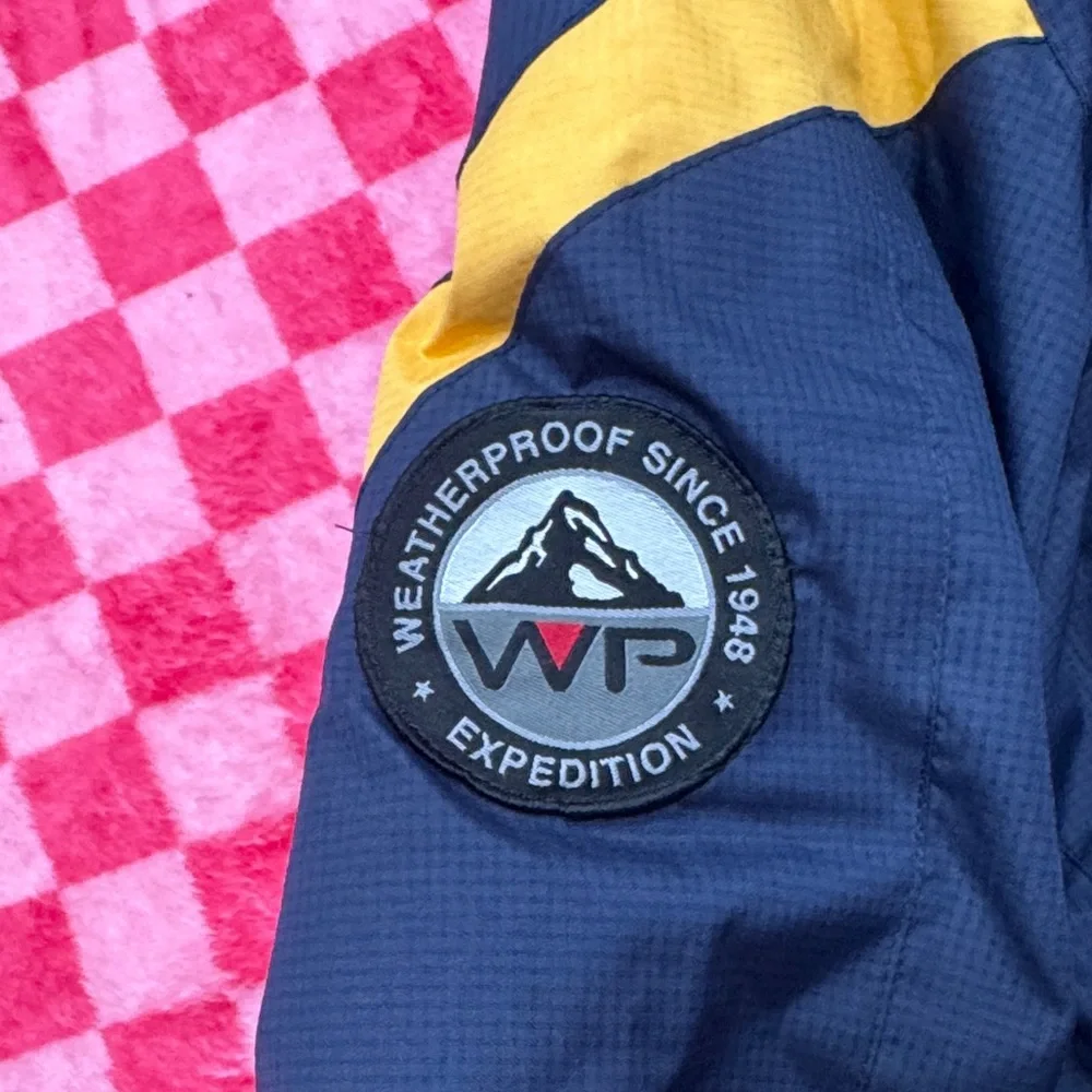 Vintage Weatherproof Expedition Kids Jacket in Navy, Yellow, and Blue - Picture 8 of 8